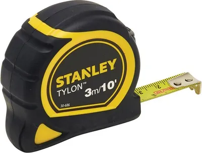 Immagine prodotto di STANLEY Metro a nastro Tylon da 3 m/10 pollici (larghezza 13 mm), 1-30-686