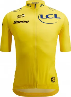 Produktbild von SANTINI Kurzarm Fahrradtrikot - TOUR DE FRANCE 2023 - Gelb 2XL