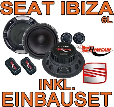 Produktbild von Renegade RX 6.2c - 16,5cm Komponenten-System für Seat Ibiza 6L - justSOUND