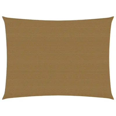 Image de Voile d'ombrage 160 g/m² Taupe 6x7 m PEHD