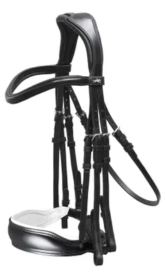 Produktbild von Schockemöhle Sports Kandare Milan Kandarenzaum Black / White VB