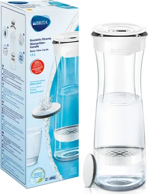 Obrázek produktu pro BRITA Fill&Serve - Wasserfiltration Flasche - 1,3 l - Transparent - Weiß
