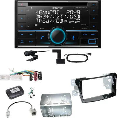 Produktbild von Kenwood DPX-7300DAB Bluetooth Digitalradio USB CD Einbauset für Hyundai i40 VF