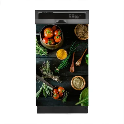 Produktbild von Magnete Dekorative 45x70 cm Küche Magnetmatte Spülmaschine - Gewürze Gemüse