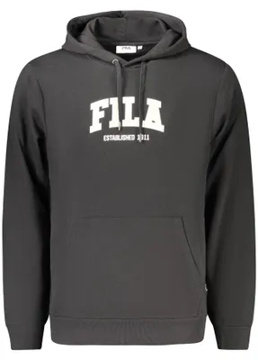 Produktbild von Nachhaltiger Herren-Kapuzenpullover: Schwarz, Regular Fit, Baumwolle