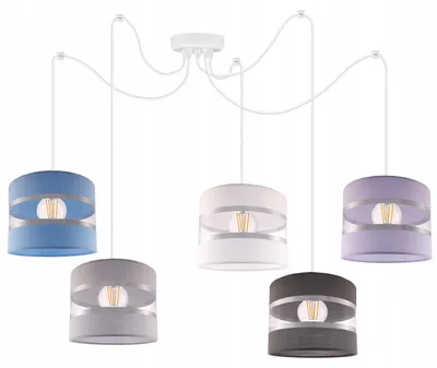 Obrázek produktu pro Stropní Závěsná Lampy Loft Lustrový Svítidlo Pavouk Stínidlo