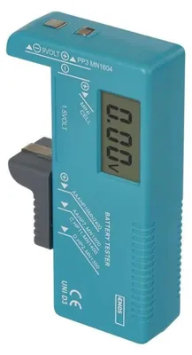 Obrázek produktu pro EMOS Univerzální tester baterií (AA, AAA, C, D, 9V, knoflíkových), N0322