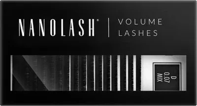 Produktbild von Nanolash Volume Lashes 0.07 D künstliche Wimpern 6-13 mm