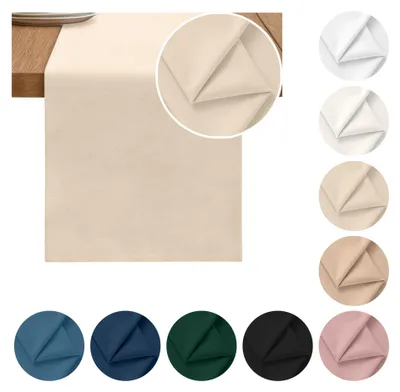 Produktbild von Zarter MATTER SAMT-TISCHLÄUFER, creme 40x275 cm
