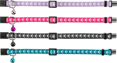 Produktbild von Trixie Katzenhalsband, elastisch, Nylon Motiv Pfote