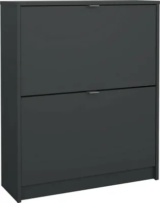 Produktbild von Dmora Schuhregal Hughette 70x24x85 cm Grau 12 Paar 4 Fächer