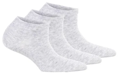 Produktbild von Tamaris Damen Sneakersocken, 3er Pack - Comfort Baumwolle Sneaker, einfarbig Grau 35-38