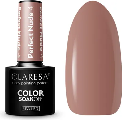 Zdjęcie produktu dla CLARESA Lakier hybrydowy PERFECT NUDE 4 -5g