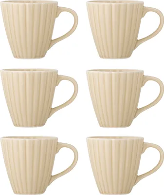 Produktbild von Latina Becher, Multipack, Natur, Steingut