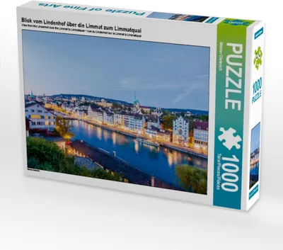 Produktbild von Calvendo Blick vom Lindenhof über die Limmat zum Limmatquai 1000 Teile Puzzle quer 640x480mm, Dieterich Werner; 7390388