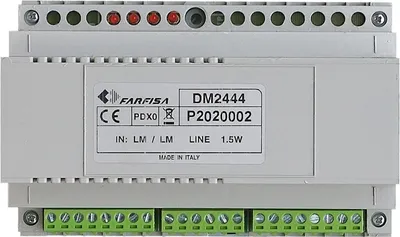 Obrázek produktu pro DM2444 - slučovač pro 4 dveřní stanice DUO systém