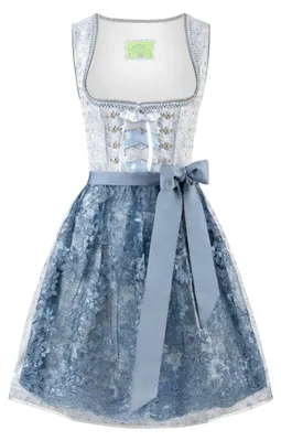 Productafbeelding van Stockerpoint Dames Dirndl Nanita, maat 30-44. Comfortabel traditioneel jurkje met schouderbanden