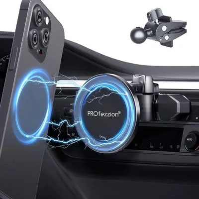 Productafbeelding van MagSafe Autohouder voor iPhone met CD- en Ventilatiebevestiging