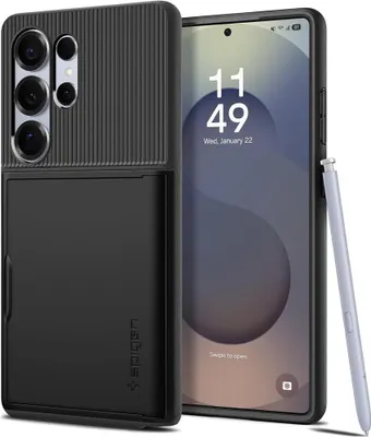 Produktbild von Spigen Slim Armor CS, Cover, Samsung, Galaxy S25 Ultra, 17,5 cm (6.9"), Schwarz