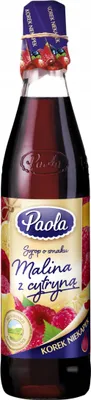 Zdjęcie produktu dla Syrop Paola malina cytryna 430 ml