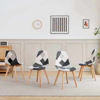 Zdjęcie produktu dla Krzesło do jadalni - Krzesło - Krzesło obrotowe - Krzesła do jadalni - Krzesło kuchenne - Design skandynawski - Ergonomiczne