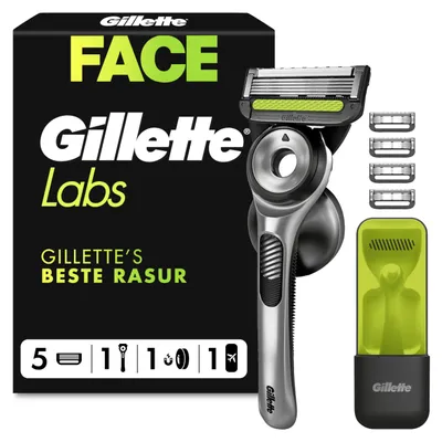 Image de Gillette Labs, rasoir avec élément de nettoyage, 1 manche 5 lames
