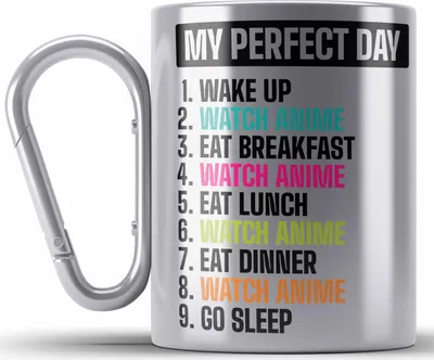 Produktbild von Trendation -  Anime Edelstahl Tasse Karabiner Geschenk Spruch Karabiner Edelstahl Tasse Karabiner Edelstahl Geschenke Deko (Silber)