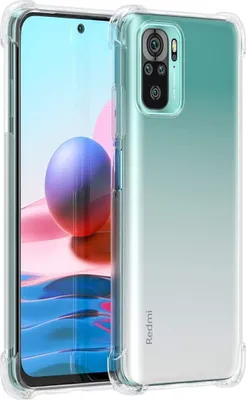 Immagine prodotto di Custodia Redmi Note 10, paraurti trasparente in TPU morbido, custodia protettiva antiurto per Xiaomi Redmi Note 10