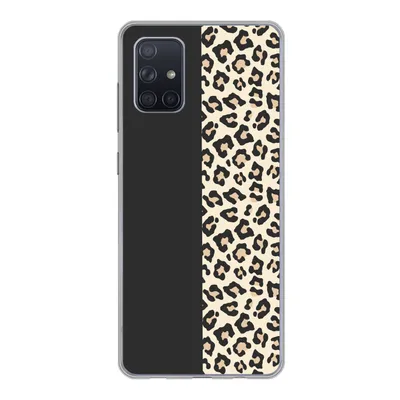 Produktbild von MuchoWow® Handyhülle Schutzhülle Hülle für Samsung Galaxy A51 Tiere - Muster - Panther Silikon Softcase Handy Hülle - Schutzabdeckung