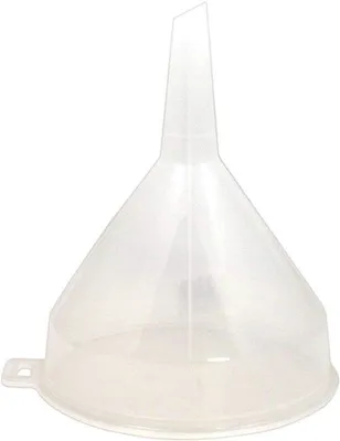 Productafbeelding van Transparante kunststof trechter 14 cm | Keukenaccessoires