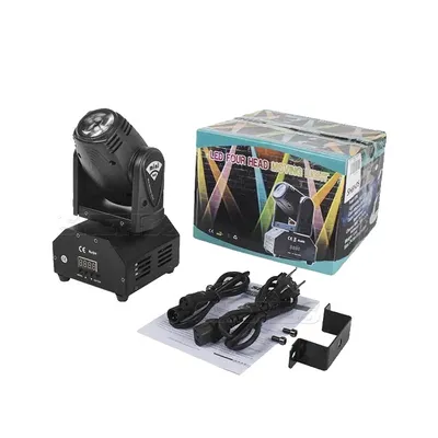 Produktbild von LED Spot Strahl Moving Head Licht, Mini Größe, RGBW Farbmischung