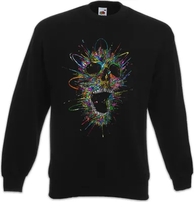 Produktbild von Urban Backwoods Screaming Skull II, Sweatshirt, Farbe: Schwarz, Größe: M