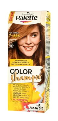 Obrázok produktu pre Paleta farieb šampón na farbenie vlasov 317 (7-554) Orechový Blond