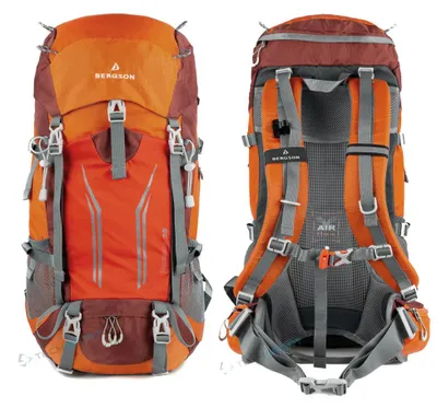 Produktbild von Bergson TUNNEBO 35L Atmungsaktiver Trekkingrucksack Orange