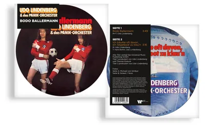 Obrázok produktu pre Udo Lindenberg: Bodo Ballermann (remaster z roku 2026) (Picture Disc) na 7" singli – Warner Music – (7" singel / poprock)