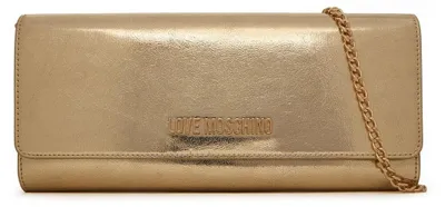 Zdjęcie produktu dla Love Moschino, torebka metalowa, skóra ekologiczna, złota, uniwersalny rozmiar