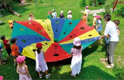 Produktbild von Happy Kidz Schwungtuch mit Ziellöchern 3mtr. 21404024064