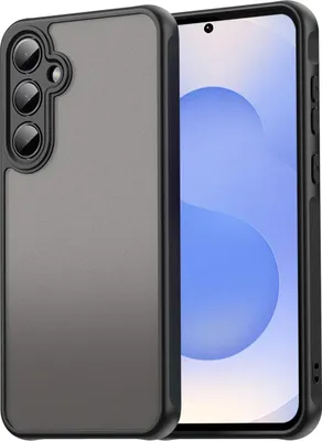 Obrázek produktu pro Pouzdro pro Samsung Galaxy S25/S24 - Zadní kryt Phonesta AirFrost Poloprůhledné - Matné černé