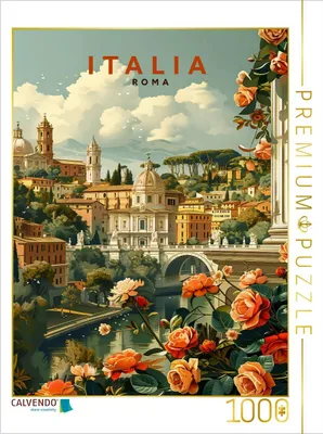 Produktbild von CALVENDO Puzzle Rom | 1000 Teile Lege-Größe 64x48cm Foto-Puzzle für glückliche Stunden