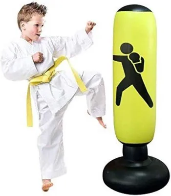 Produktbild von Famanu Aufblasbare Boxsack - Leicht und stabil für Kinder