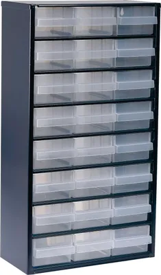 Produktbild von Raaco SL-Magazin Typ 1224-02 B306xT150xH552 mm mit 24 Schubladen 150-02