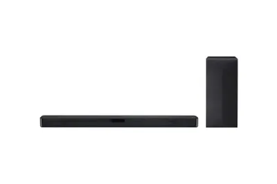 Zdjęcie produktu dla LG SN4.DEUSLLK, 2.1 kan., 300 W, DTS Digital Surround, DTS Virtual:X, Dolby Digital, 300 W, 100 W, Bezprzewodowy