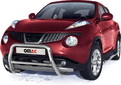 Image de Pare-Buffle Avant Pour Nissan Juke 2010-2014 en Acier Inoxy Argent
