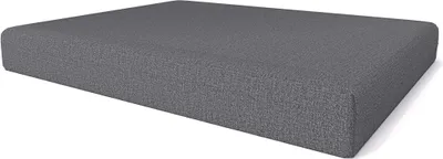 Produktbild von Pillows24 - Palettenkissen mit abnehmbarem Bezug - Sitzkissen | Polster für Europaletten 120x80 Sofa - Wasserfest - Outdoor/Indoor | Dunkelgrau