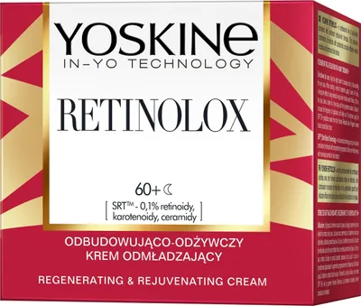 Obrázok produktu pre Yoskine Retinolox regeneračný a výživný omladzujúci krém 60+ na noc