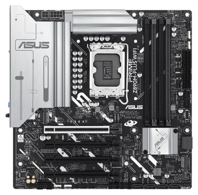 Obrázek produktu pro ASUS PRIME Z890M-PLUS WIFI, Intel, LGA 1851 (Socket V1), Intel Core Ultra (Series 2), LGA 1851, DDR5-SDRAM, 192 GB