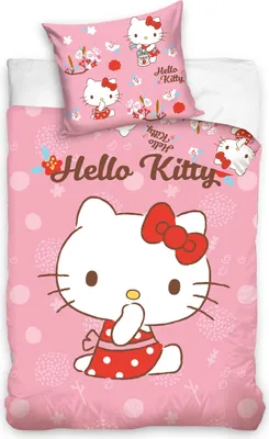 Produktbild von Babybettwäscheset 100x135 + 40x60 Hello Kitty Kitty