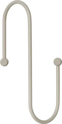 Obrázok produktu pre Blomus Curl vešiak na kabáty 14 cm - popol ruží