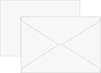 Produktbild von Briefumschläge C6 gummiert weiß VE=20x25 Stück