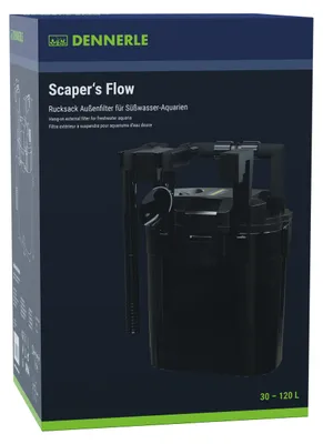 Produktbild von Dennerle Scaper's Flow Black - Rucksack Filter Außenfilter für Aquascaping Aquarien